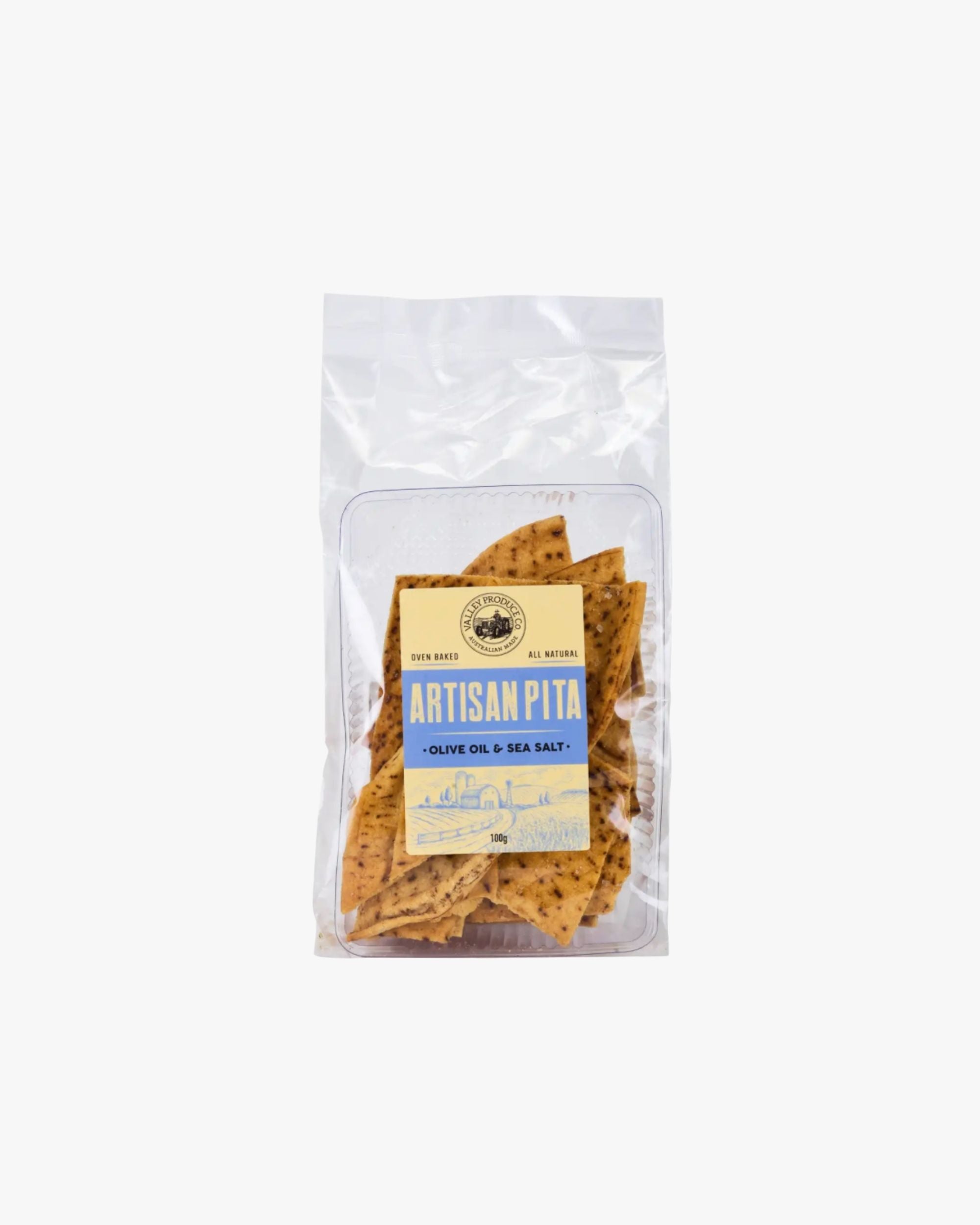 Valley Produce Co Artisan Pita Olive Oil & Sea Salt