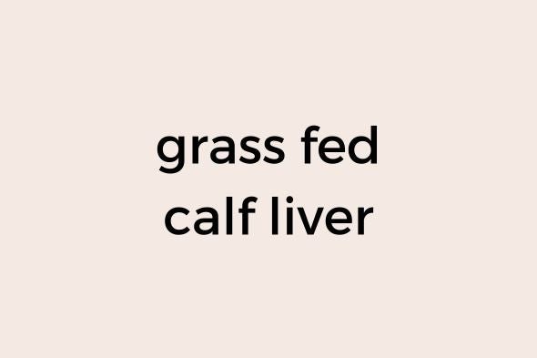 Grass Fed Calf Liver - The Meat Store