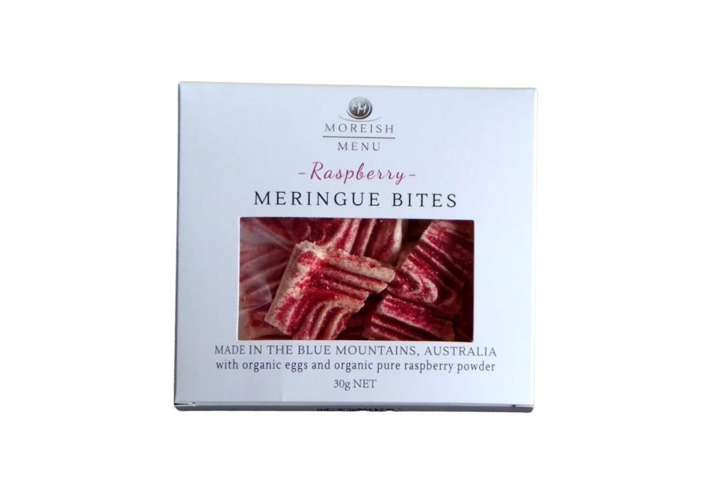 Moreish Menu Raspberry Meringue Bites - The Meat Store