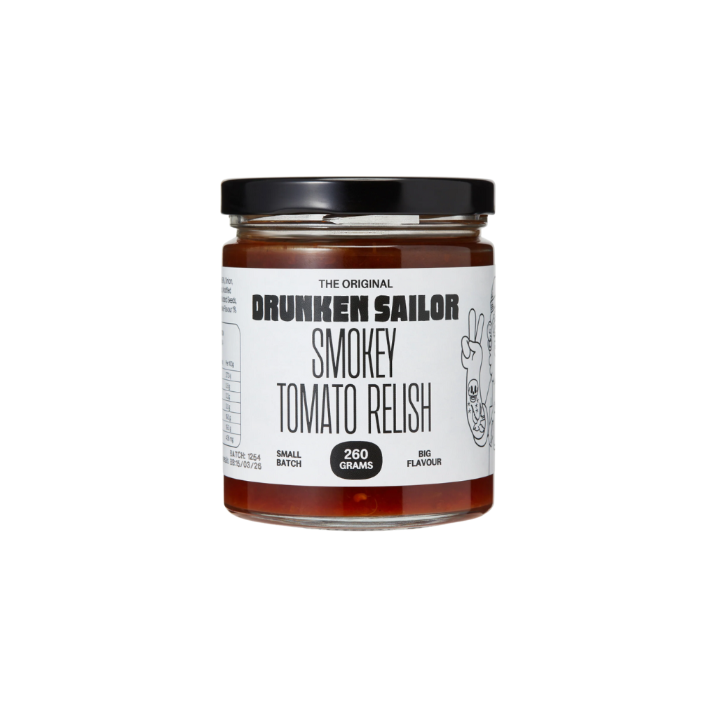 Drunken Sailor Smoked Tomato Relish