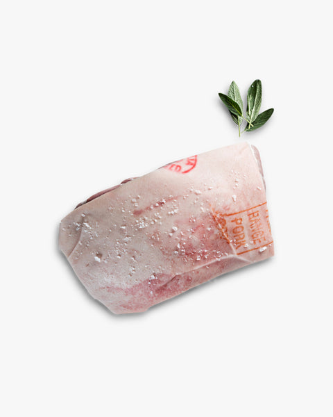 Borrowdale free range bone-in pork leg roast Sydney