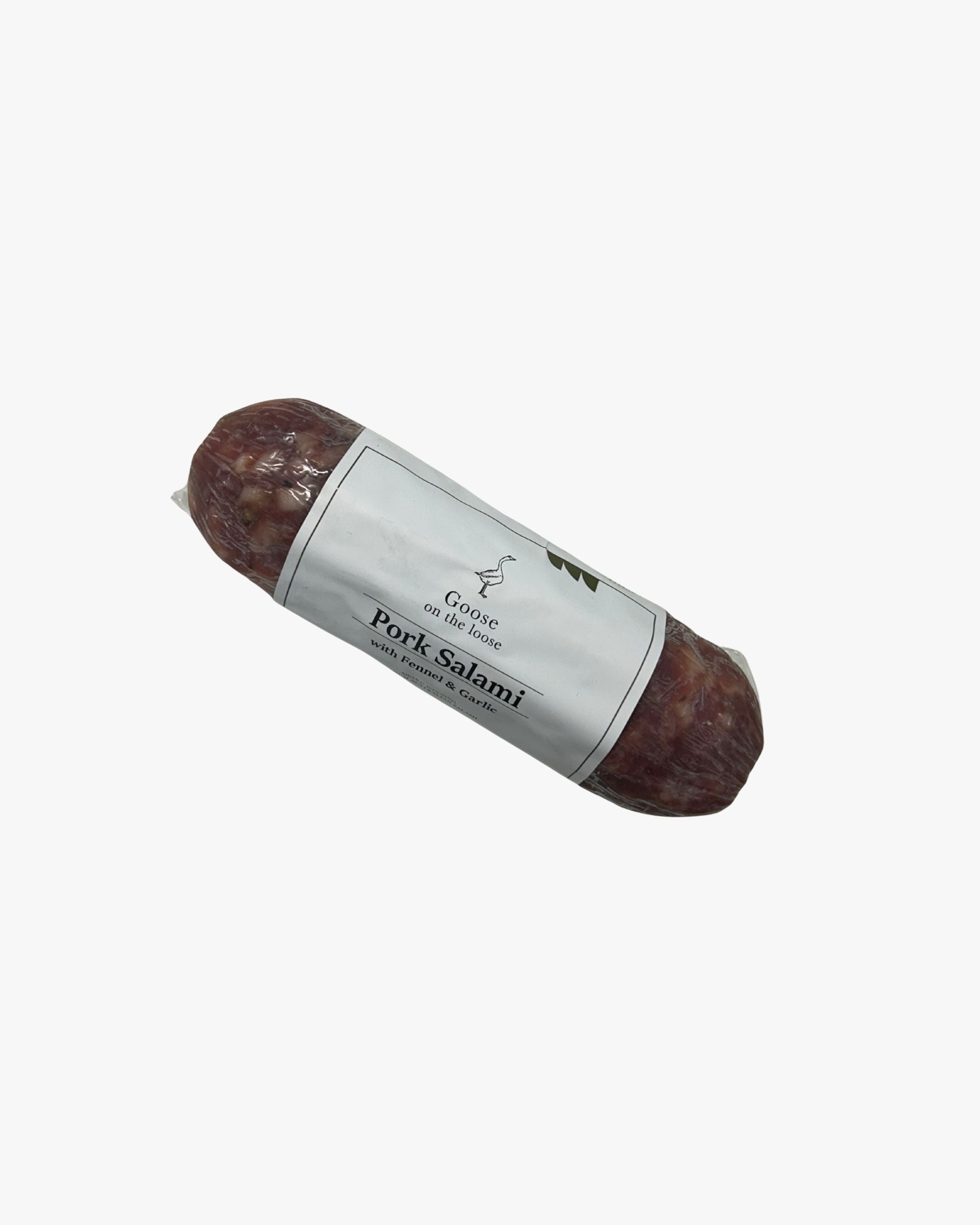 Goose on the Loose Pork Salami w Fennel & Garlic