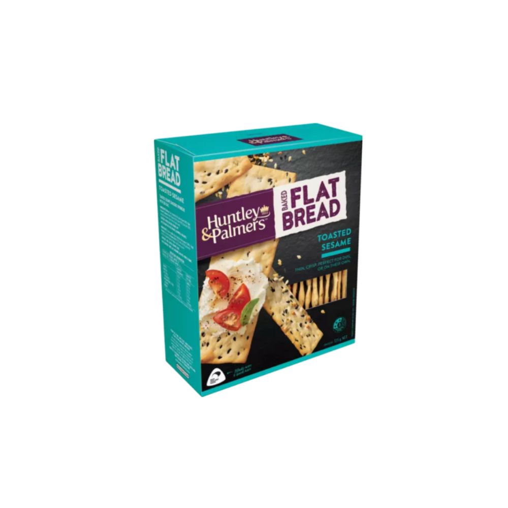 Huntley & Palmers Baked Flat Bread Toasted Sesame