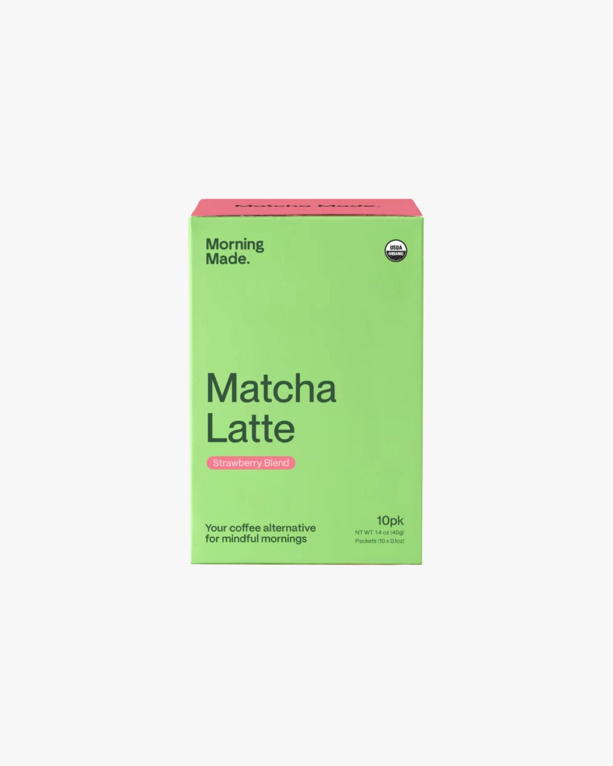 Morning Made Matcha Latte Strawberry