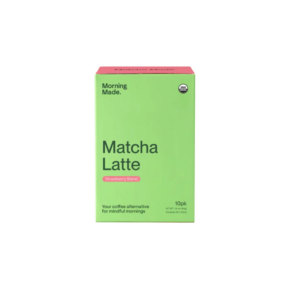 Morning Made Matcha Latte Strawberry