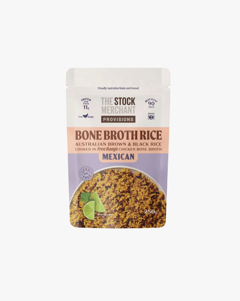 The Stock Merchant Bone Broth Rice Mexican