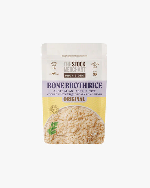 The Stock Merchant Bone Broth Rice Original