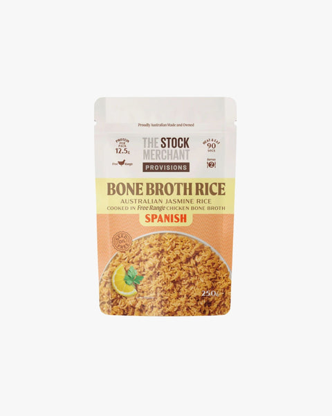 The Stock Merchant Bone Broth Rice Spanish