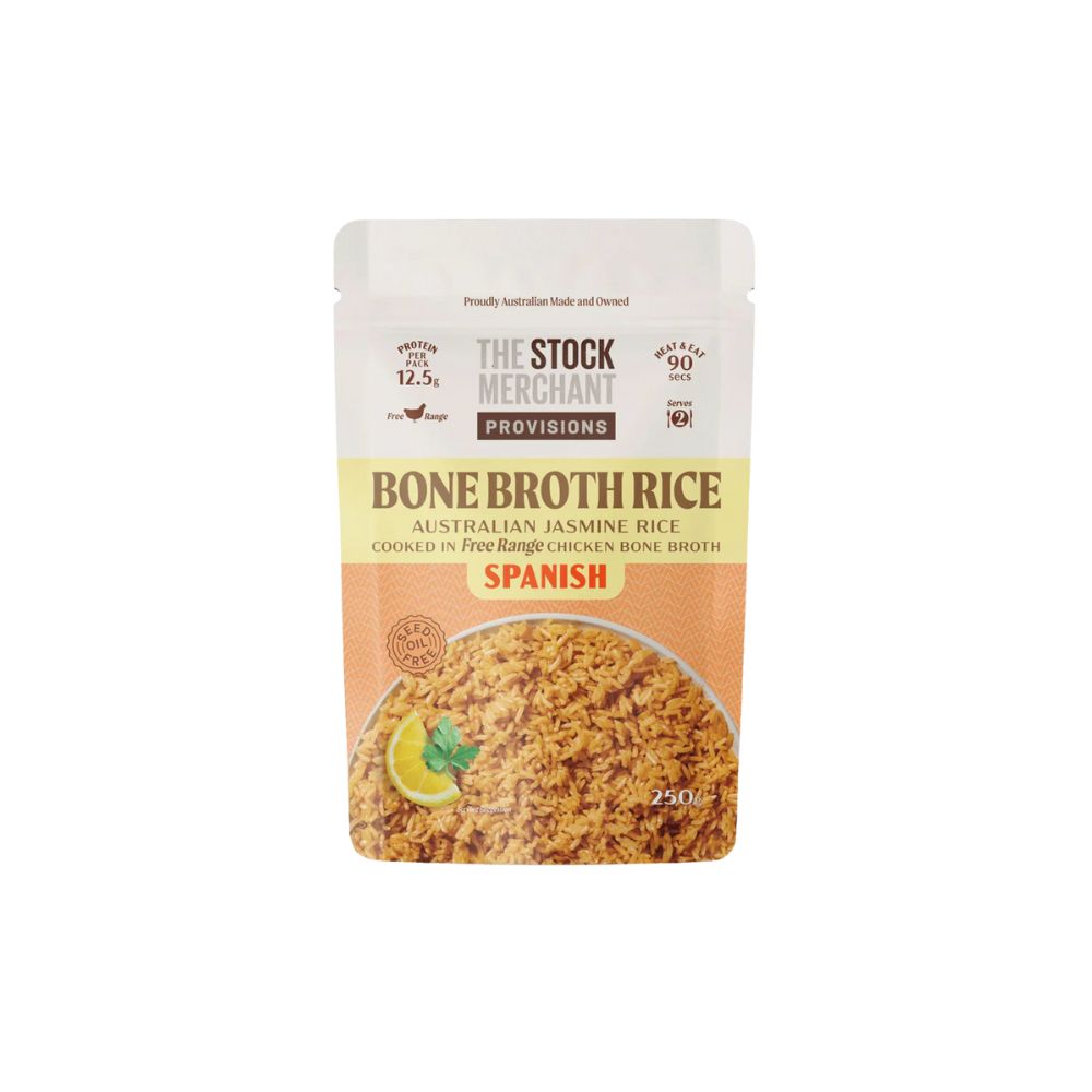 The Stock Merchant Bone Broth Rice Spanish