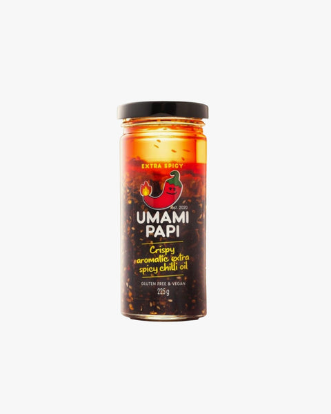Umami Papi Crispy Aromatic Extra Spicy Chilli Oil