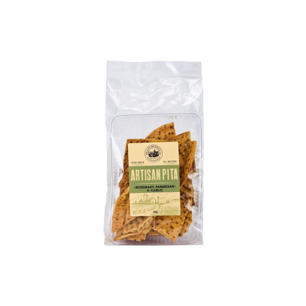 Valley Produce Co Artisan Pita Rosemary Parmesan & Garlic