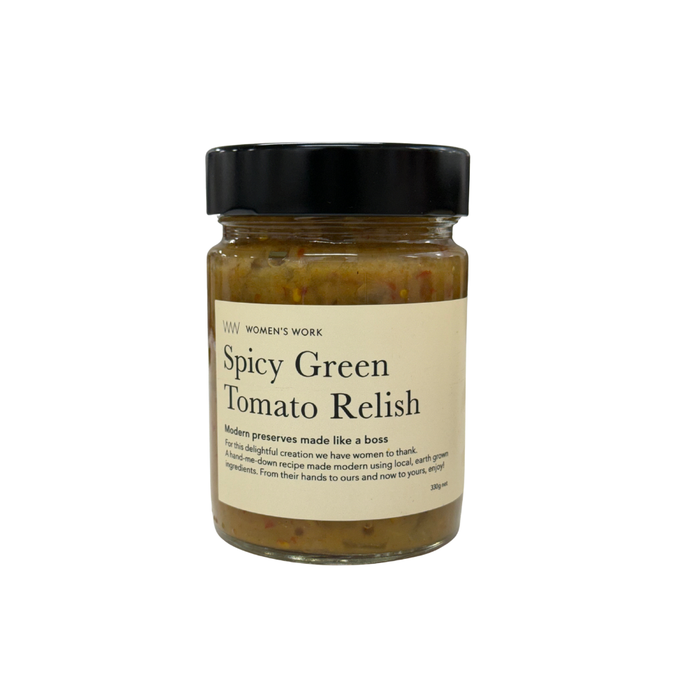 Women's Work Spicey Green Tomato Relish 330g