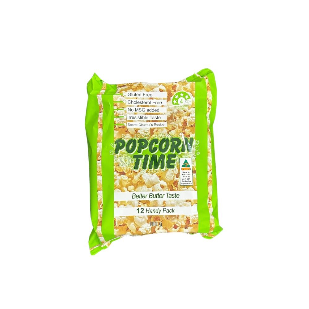 Popcorn Time Better Butter Taste Popcorn 12 Pack - The Meat Store