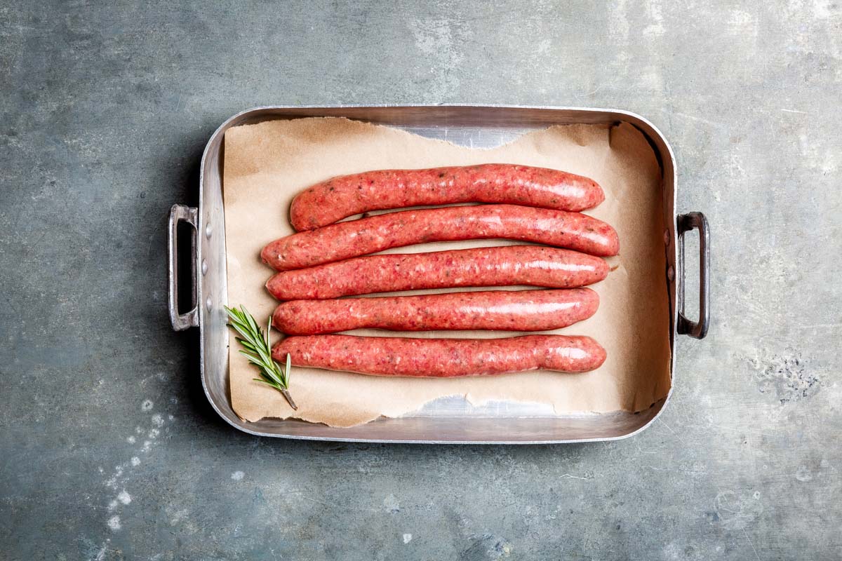 Angus Grass Fed Beef Thin Sausages - The Meat Store