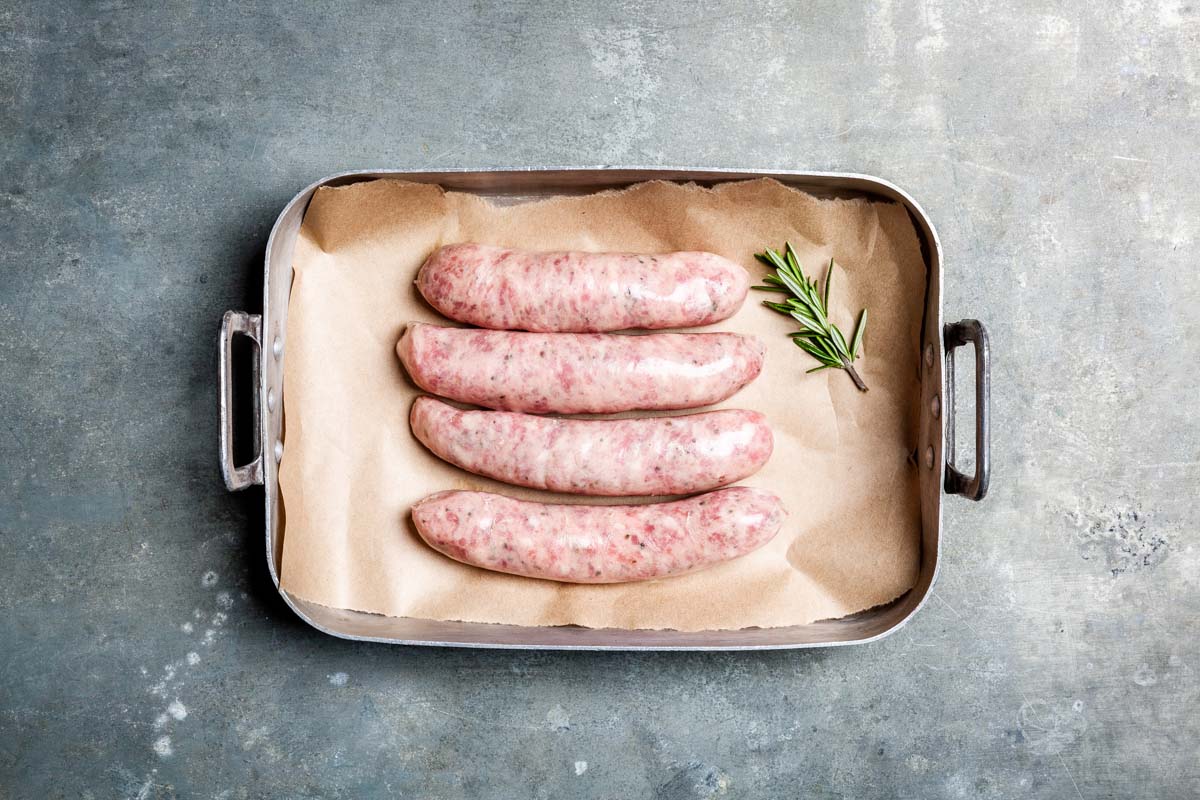 English Style Thick Free Range Pork Sausages - The Meat Store
