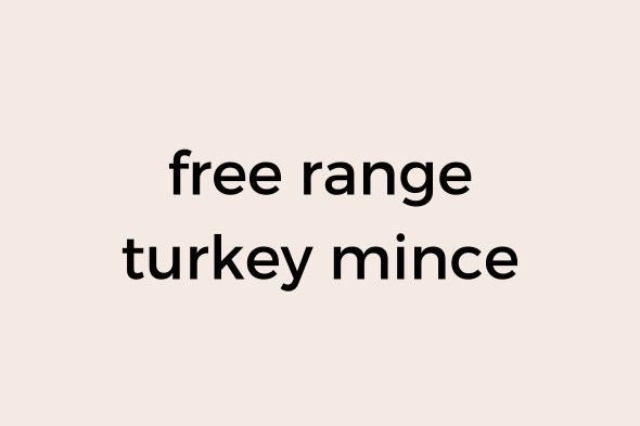 Free Range Turkey Mince - The Meat Store