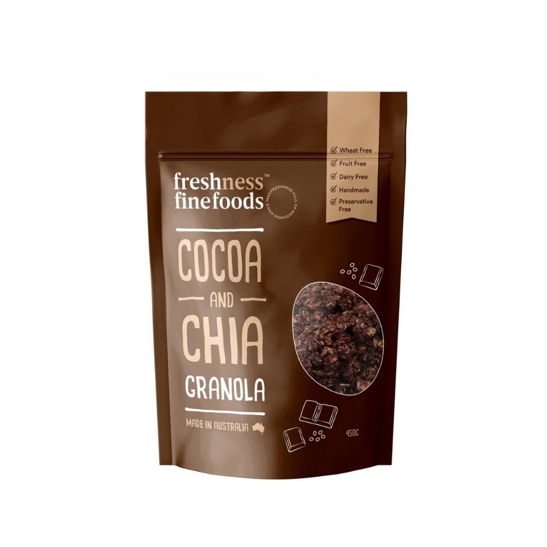 Freshness Finefoods Cocoa & Chia Granola