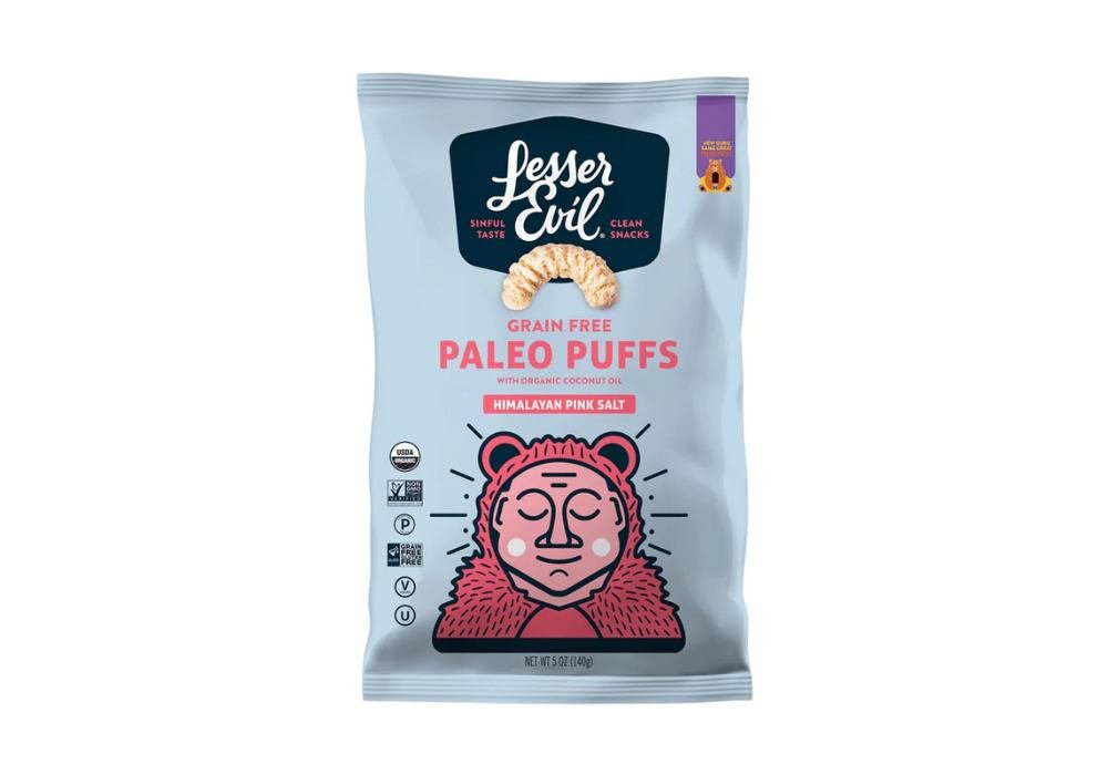 Lesser Evil Paleo Puffs Salt - The Meat Store