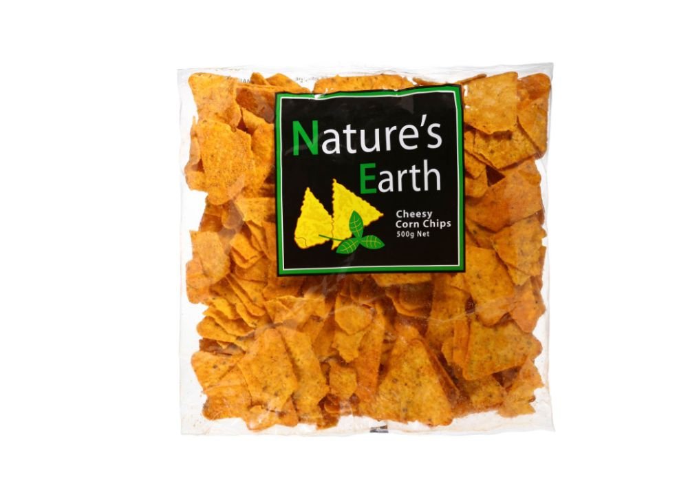 Natures Earth Cheesy Corn Chips - The Meat Store