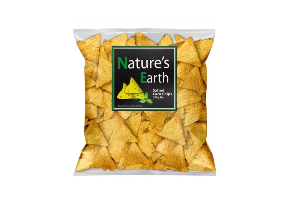 Nature's Earth Salted Corn Chips - The Meat Store