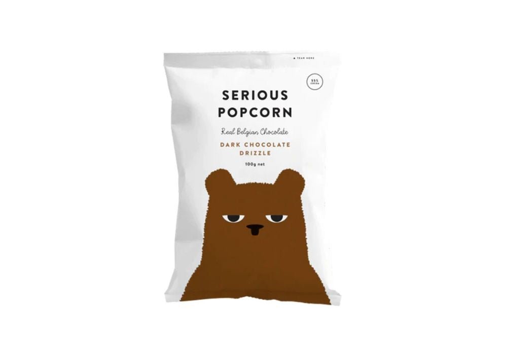Serious Food Co Choc Drizzle Popcorn - The Meat Store