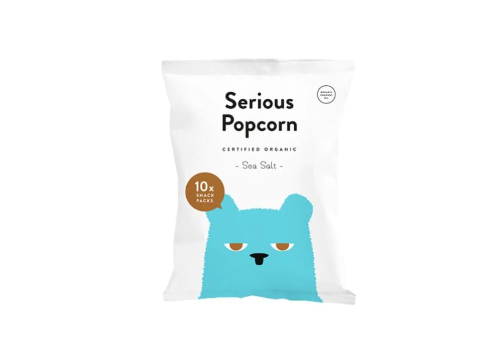 Serious Food Co Sea Salt Popcorn 10 Pack - The Meat Store